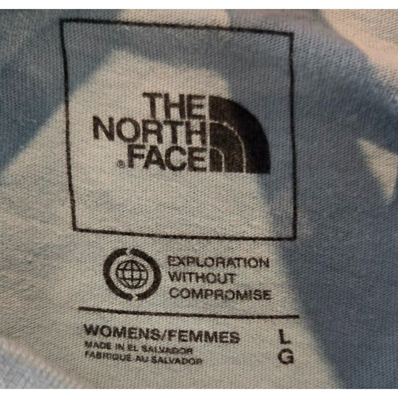 The North Face Box NSE Tee, Light Blue Cotton T-shirt, Regular Fit,‎ Size Large - Picture 5 of 10